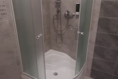 Shower in the bathroom
